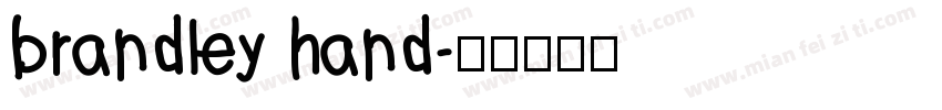 brandley hand字体转换